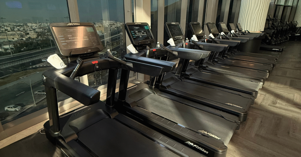 Athletic Edge Female Running group at Power House Gym inQatar